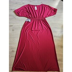 NWT Kohkoh Red Maxi Dress  Size XL